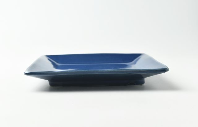 九谷青窯　皿 約30cm x 20cm 九谷青窯 ルリ角6寸皿 ｜ 暮らしのうつわ花田 和食器 通販