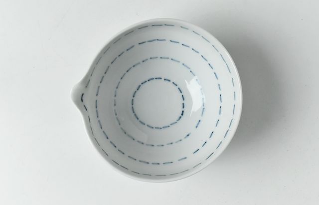 九谷青窯 154 点線片口小鉢 ｜ 暮らしのうつわ花田 和食器 通販