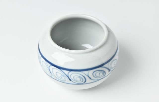 九谷青窯 193B 蓋物 帯うず巻 ｜ 暮らしのうつわ花田 和食器 通販