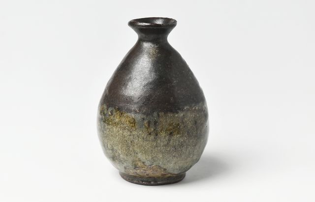 幕末 会津本郷焼 大徳利 鉄釉 釉薬流し イムサエム 33 鉄釉徳利 ｜ 暮らしのうつわ花田 和食器 通販