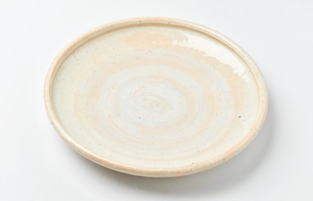 鈴木重孝 薄紅化粧丸縁7.5寸皿 ｜ 暮らしのうつわ花田 和食器 通販