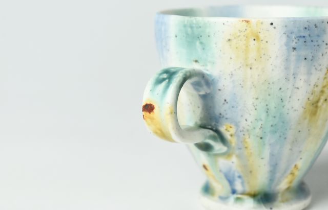 鈴木重孝 13 三彩流し釉マグカップ ｜ 暮らしのうつわ花田 和食器 通販