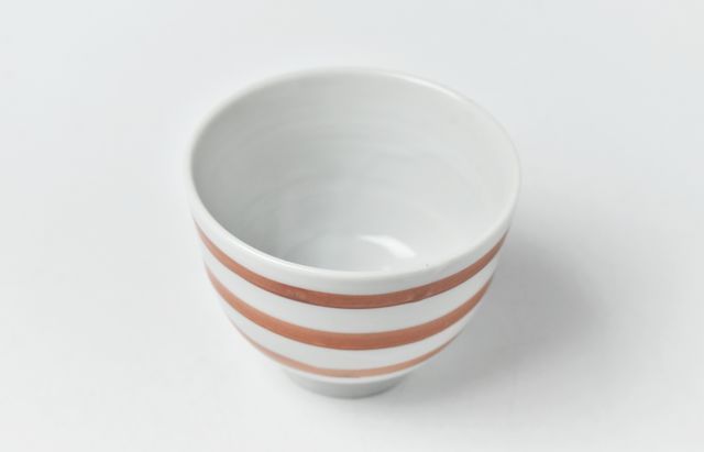 ほたる窯 朱巻煎茶碗（中） ｜ 暮らしのうつわ花田 和食器 通販