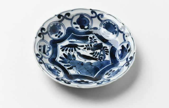 須谷窯 輪花鳥文芙蓉手皿 ｜ 暮らしのうつわ花田 和食器 通販