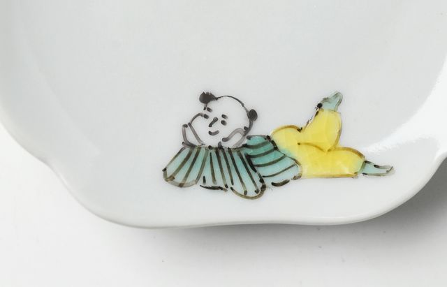 堀畑蘭 1C 隅入豆皿 色絵おしゃれ唐子 ｜ 暮らしのうつわ花田 和食器 通販