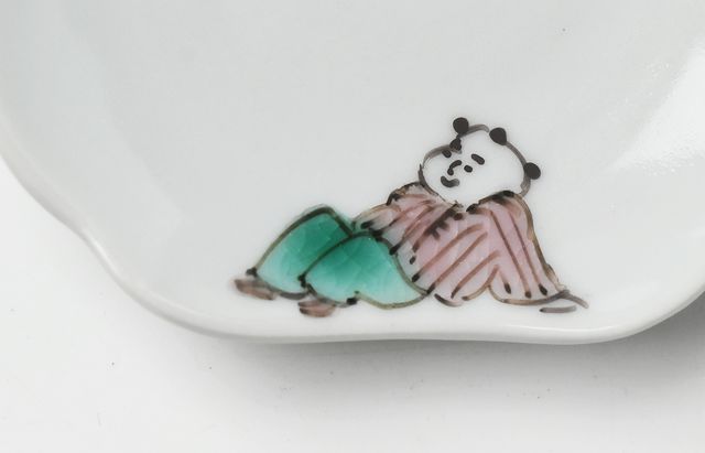 堀畑蘭 1E 隅入豆皿 色絵おしゃれ唐子 ｜ 暮らしのうつわ花田 和食器 通販
