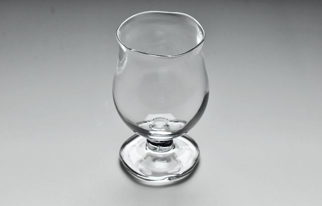 Yu-ten さざ波 グラス 足つき小 ｜ 暮らしのうつわ花田 和食器 通販