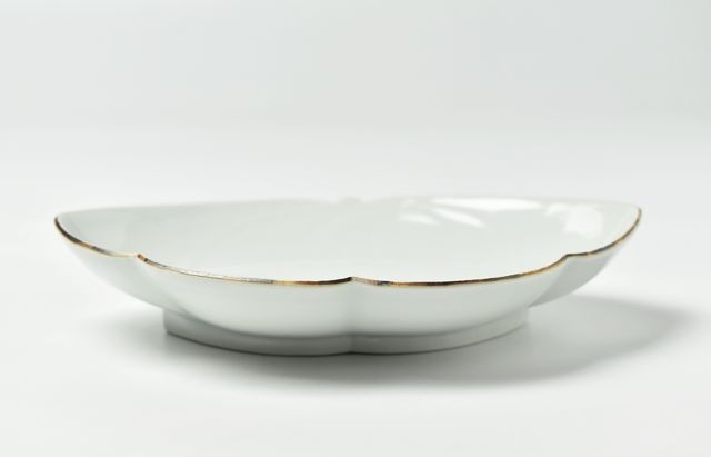 水野克俊 白磁口紅蝶形皿 ｜ 暮らしのうつわ花田 和食器 通販