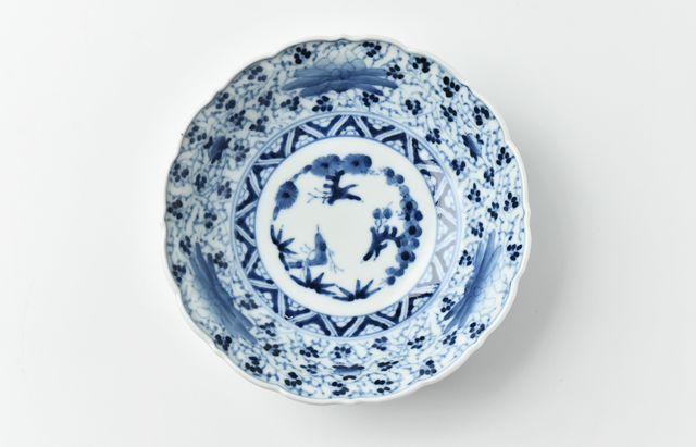 岩永浩 花唐草文輪花向付 ｜ 暮らしのうつわ花田 和食器 通販