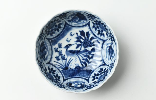 岩永 浩 芙蓉手花鳥文輪花深向付 ｜ 暮らしのうつわ花田 和食器 通販