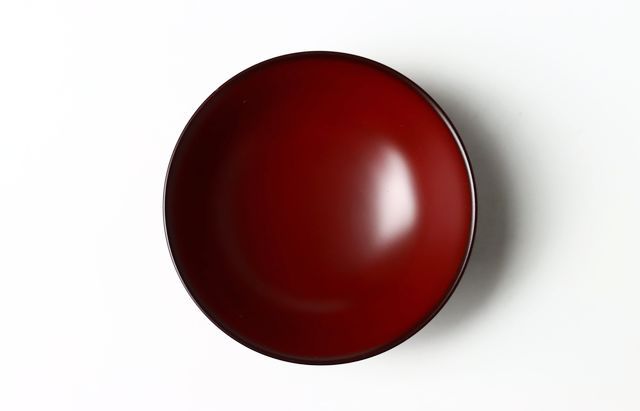 お重 玉山 保男 本朱 六寸丸重 お重 玉山 保男 本朱 六寸丸重