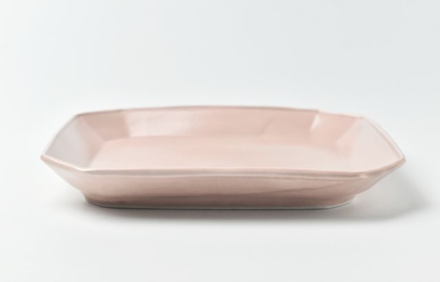 阿部春弥・みか ピンク四方皿 ｜ 暮らしのうつわ花田 和食器 通販