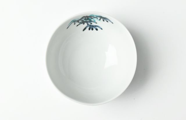 山本恭代 色絵竹文飯碗 ｜ 暮らしのうつわ花田 和食器 通販