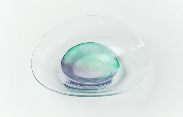 河上智美 クルールプレートたわみ 5寸（Cool） J ｜ 暮らしのうつわ