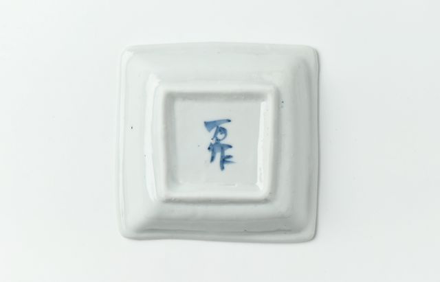 中尾万作 82 色絵花ちらし角皿 ｜ 暮らしのうつわ花田 和食器 通販