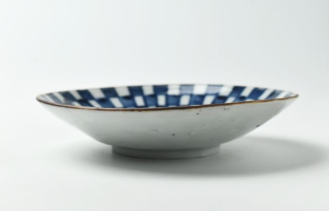 中尾万作 5 江戸格子5寸皿 ｜ 暮らしのうつわ花田 和食器 通販