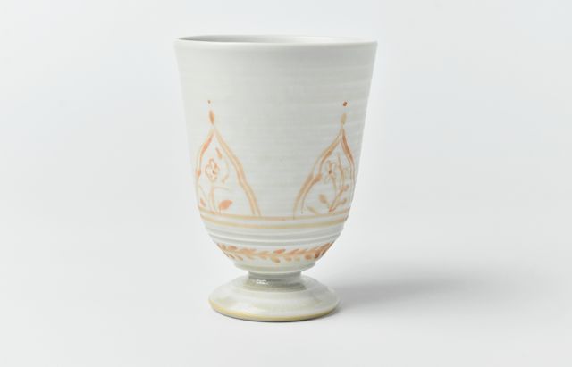 稲村真耶 月光釉赤絵ゴブレットB ｜ 暮らしのうつわ花田 和食器 通販