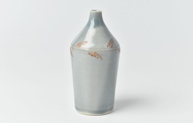 稲村真耶 渋蒼釉小瓶B ｜ 暮らしのうつわ花田 和食器 通販