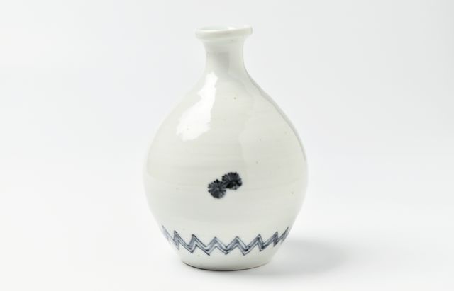 杉本太郎 5 染付徳利 鳥松 ｜ 暮らしのうつわ花田 和食器 通販