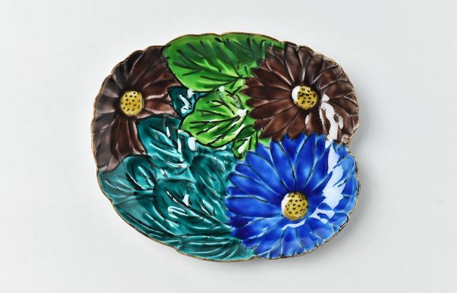 浦陽子 色絵菊平向付 ｜ 暮らしのうつわ花田 和食器 通販