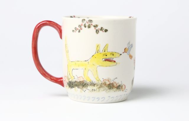 松浦ナオコ 14B オオカミのマグカップ（探検の途中で） ｜ 暮らしの