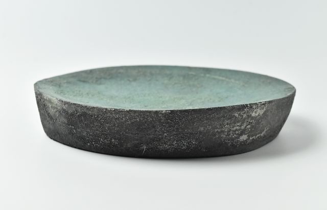 野口悦士 280 緑青 7寸台皿 ｜ 暮らしのうつわ花田 和食器 通販