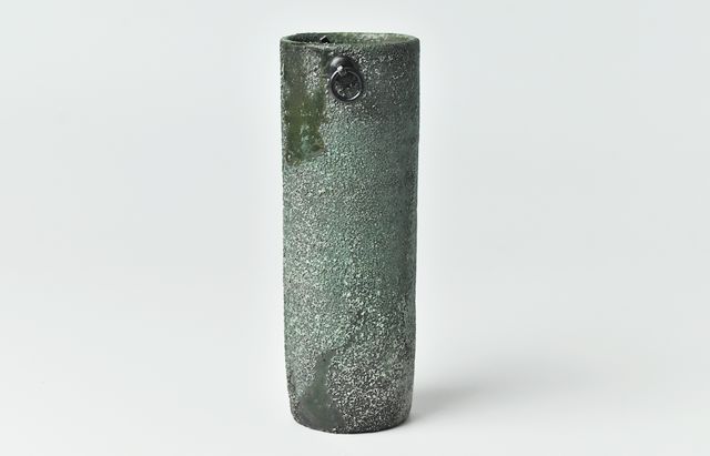 野口悦士 269 緑青 筒掛花入S ｜ 暮らしのうつわ花田 和食器 通販