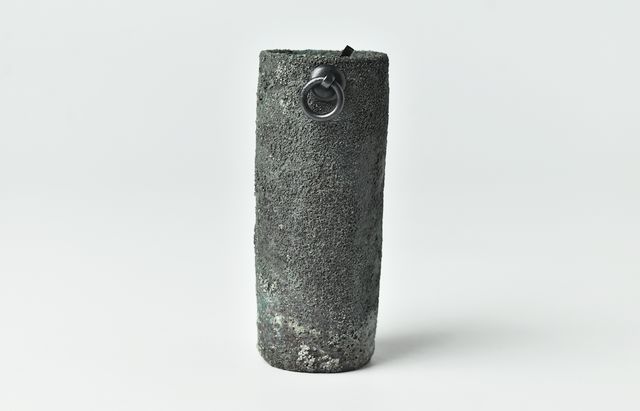 野口悦士 271 緑青 筒掛花入SS ｜ 暮らしのうつわ花田 和食器 通販