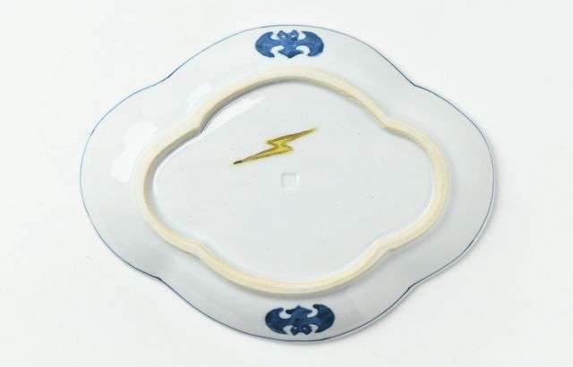 中町いずみ 木瓜皿 嵐にコウモリ ｜ 暮らしのうつわ花田 和食器 通販