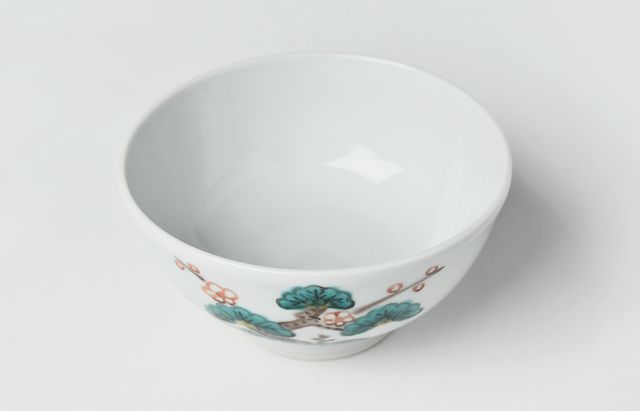 【新品・未使用】中町いずみ　鉢 中町いずみ めしわん 松竹梅に鶴 ｜ 暮らしのうつわ花田 和食器 通販