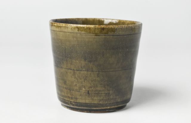日高伸治 3B マグカップ アメ緑釉 ｜ 暮らしのうつわ花田 和食器 通販