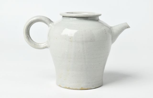 日高伸治 1A ティーポットL青白磁 ｜ 暮らしのうつわ花田 和食器 通販