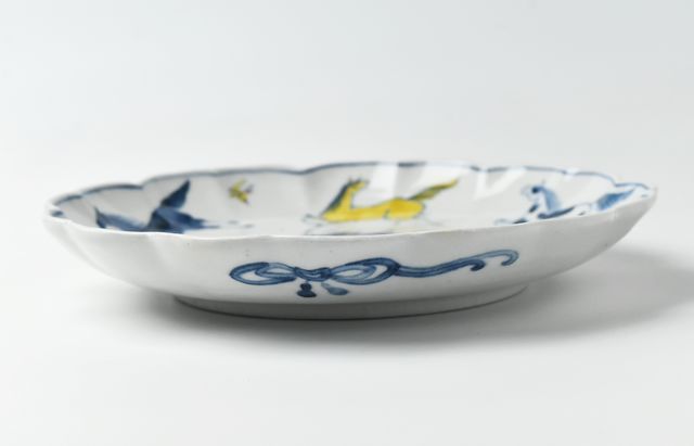 日高直子 17C 輪花大皿 オレの馬 ｜ 暮らしのうつわ花田 和食器 通販