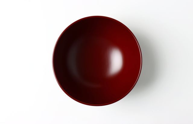 ふじい製作所 58 サラダボウル 上塗り 赤 ｜ 暮らしのうつわ花田 和