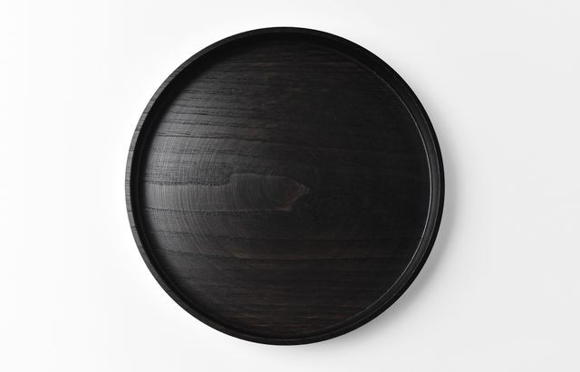 ふじい製作所 70 栗の盆 漆 240/30 ｜ 暮らしのうつわ花田 和食器 通販