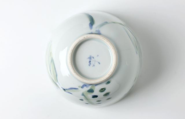 古川桜 7 緑呉須ラフムシカリ鉢 ｜ 暮らしのうつわ花田 和食器 通販
