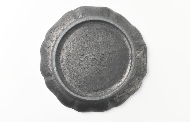山本哲也 3 sabi-輪花7寸皿 ｜ 暮らしのうつわ花田 和食器 通販
