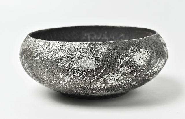 【希少】大阪ロータリークラブ銀製エレガントな 小匙 4本 山本哲也 33B sabi-刷毛目銀彩空鉢（大） ｜ 暮らしのうつわ花田 和