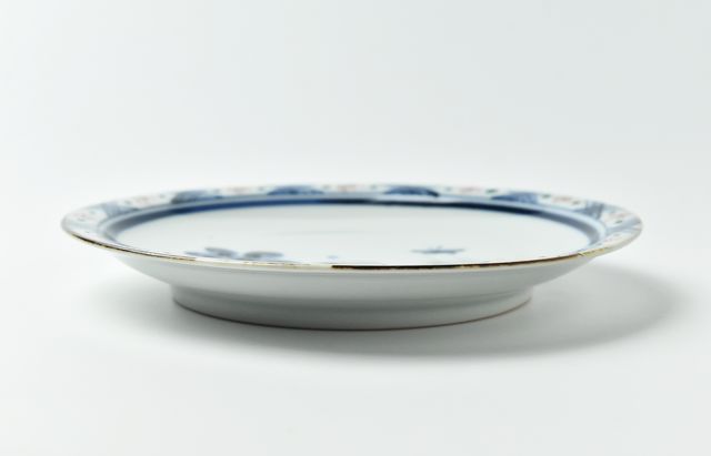 小林巧征 6寸皿色絵花蝶文 ｜ 暮らしのうつわ花田 和食器 通販