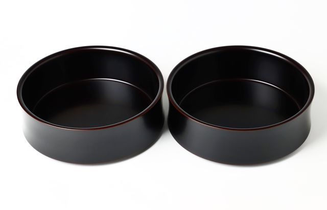 浄法寺　二段丸重　溜 浄法寺 7寸二段丸重（溜） ｜ 暮らしのうつわ花田 和食器 通販