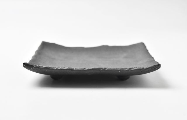 週末セール(13日まで) 織部四方小皿　五客 小鉢｜錆織部十草｜陶器｜瀬戸焼｜和食器通販｜うちる｜和食器の皿、鉢