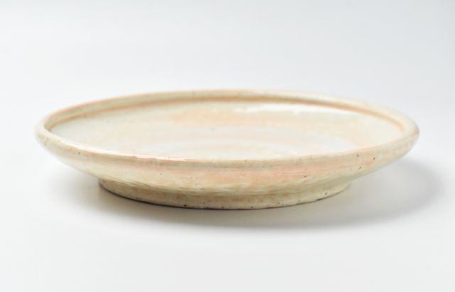 鈴木重孝 薄紅化粧丸縁7.5寸皿 ｜ 暮らしのうつわ花田 和食器 通販