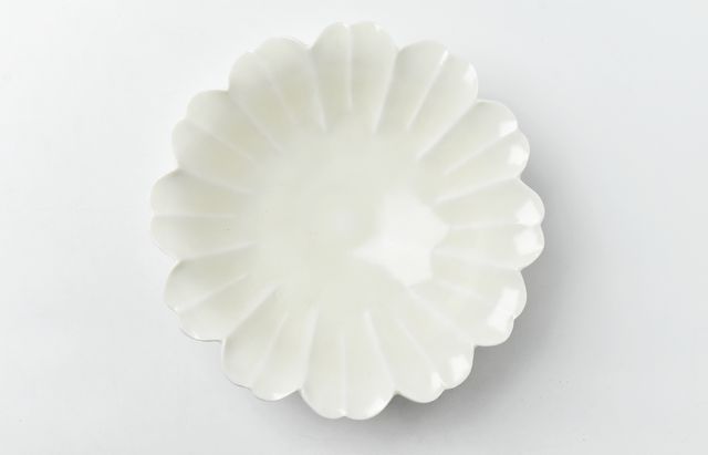 鈴木重孝 18 黄白磁輪花7寸鉢 ｜ 暮らしのうつわ花田 和食器 通販