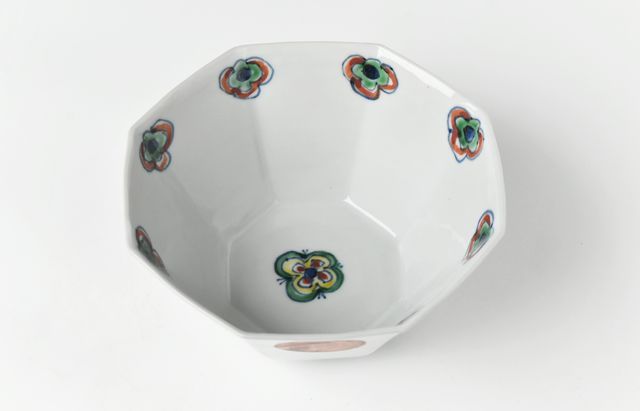 京焼 火鉢 蔵c9678b】京焼 笹と雀図 向付 中鉢 八客 【公式通販】 工芸品