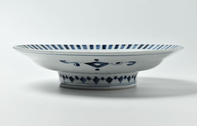 北野敏一（犀ノ音窯） 蓮池小鳥図大皿 ｜ 暮らしのうつわ花田 和食器 通販