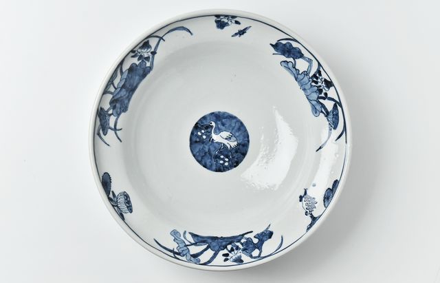 北野敏一（犀ノ音窯） 白鷺蓮図大鉢 ｜ 暮らしのうつわ花田 和食器 通販