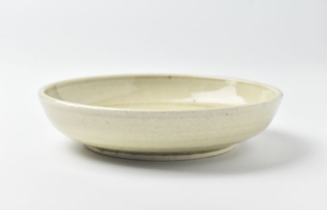 風窯 黄灰釉5寸深皿 ｜ 暮らしのうつわ花田 和食器 通販
