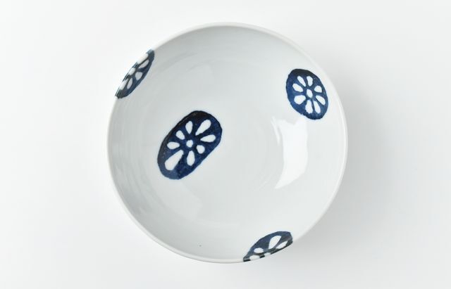 徳永遊心 蓮根5寸鉢 ｜ 暮らしのうつわ花田 和食器 通販