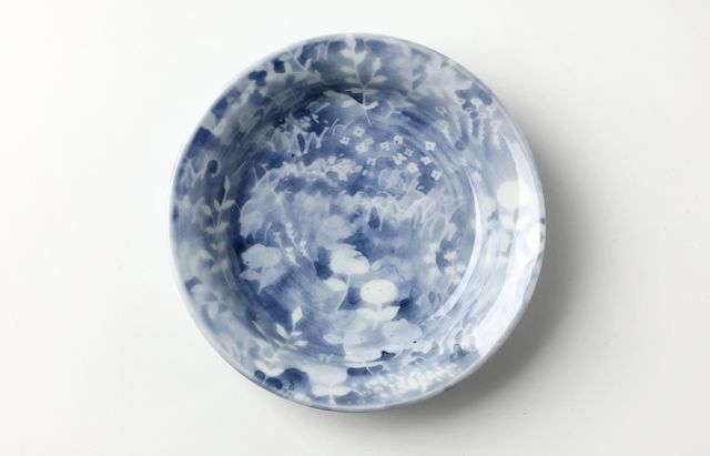 新城文香 5B 小鉢「裏庭」 ｜ 暮らしのうつわ花田 和食器 通販