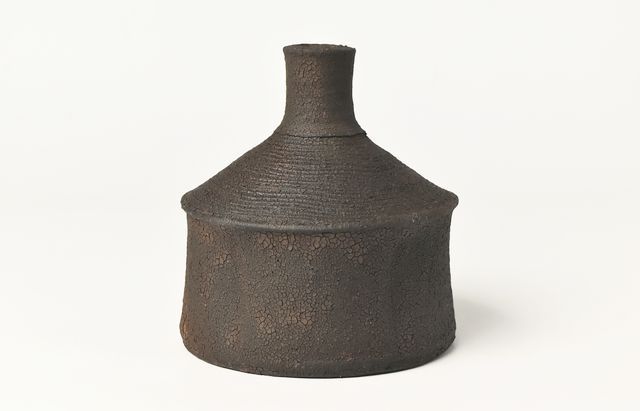 □遊工房/花器□ 雪ノ浦裕一 14A 漆陶砧花器 ｜ 暮らしのうつわ花田 和食器 通販